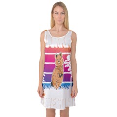 Quokka T-shirtbecause Quokkas Are Freaking Awesome T-shirt Sleeveless Satin Nightdress by EnriqueJohnson