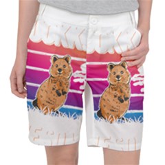 Quokka T-shirtbecause Quokkas Are Freaking Awesome T-shirt Women s Pocket Shorts by EnriqueJohnson