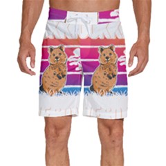 Quokka T-shirtbecause Quokkas Are Freaking Awesome T-shirt Men s Beach Shorts by EnriqueJohnson