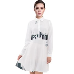 Gaming Controller Quote T- Shirt A Gaming Controller Quote Video Games T- Shirt (3) Long Sleeve Chiffon Shirt Dress by ZUXUMI