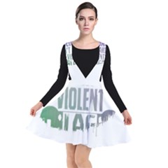 Gaming Controller Quote T- Shirt A Gaming Controller Quote Video Games T- Shirt (5) Plunge Pinafore Dress by ZUXUMI