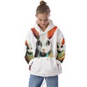 Rabbit T-shirtrabbit Watercolor Painting #rabbit T-shirt (2) Kids  Oversized Hoodie View1