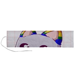 Gay Pride T- Shirt Gay Pride Kawaii Cat Strawberry Milk Rainbow Flag T- Shirt Roll Up Canvas Pencil Holder (l) by ZUXUMI