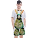 Rabbit T-shirtrabbit Watercolor Painting #rabbit T-shirt (5) Men s Mesh T-Shirt and Shorts Set View1