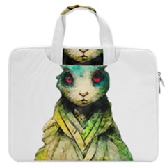 Rabbit T-shirtrabbit Watercolor Painting #rabbit T-shirt (5) MacBook Pro 13  Double Pocket Laptop Bag