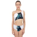 Rabbit T-shirtrabbit Watercolor Painting #rabbit T-shirt Spliced Up Two Piece Swimsuit View1