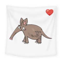 Aardvark  Shirt Steal Your Heart Aardvark 02  Shirt4 Square Tapestry (large) by EnriqueJohnson