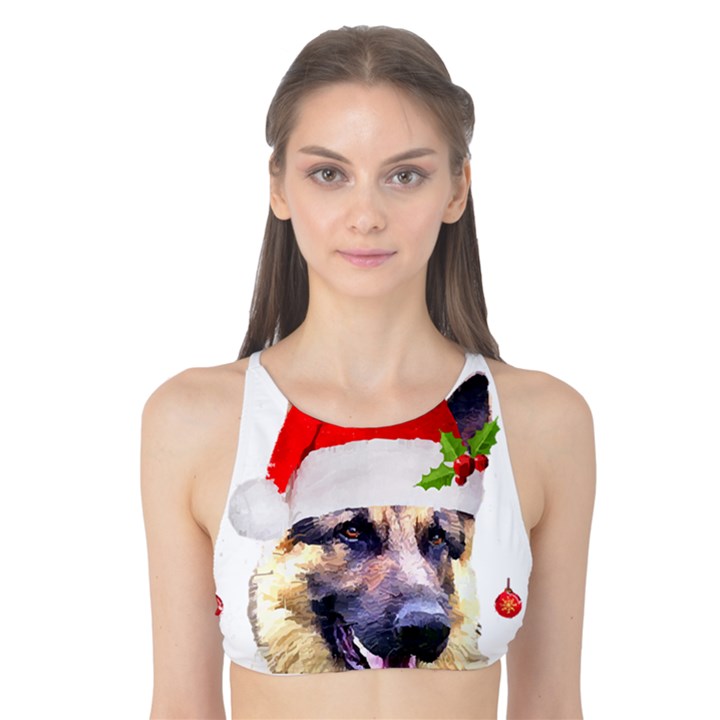 German Shepherd T- Shirt Cute German Shepherd Dog T- Shirt (1) Tank Bikini Top