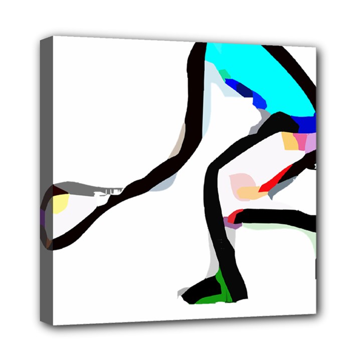 Abstract Art Sport Ace Tennis  Shirt Abstract - Art - Sport - Ace - Tennis  Shirt5 Mini Canvas 8  x 8  (Stretched)