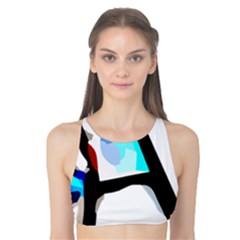 Abstract Art Sport Baseline Tennis  Shirt Abstract Art Sport - Baseline Tennis  Shirt6 Tank Bikini Top by EnriqueJohnson