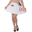 German Shepherd T- Shirt German Shepherd Merry Christmas T- Shirt (1) Velvet Skater Skirt View1