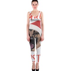 German Shepherd T- Shirt German Shepherd Merry Christmas T- Shirt (2) One Piece Catsuit by ZUXUMI