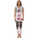 German Shepherd T- Shirt German Shepherd Merry Christmas T- Shirt (2) Women s Pinafore Overalls Jumpsuit View1