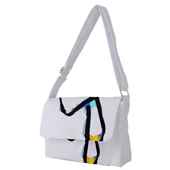 Abstract Art Sport Serve Tennis  Shirt Abstract Art Sport Serve Tennis  Shirt8 Full Print Messenger Bag (m)