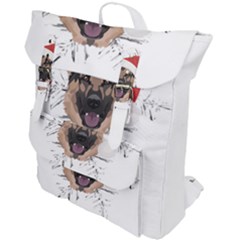 German Shepherd T- Shirt German Shepherd Merry Christmas T- Shirt (3) Buckle Up Backpack by ZUXUMI