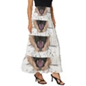 German Shepherd T- Shirt German Shepherd Merry Christmas T- Shirt (3) Tiered Ruffle Maxi Skirt View3