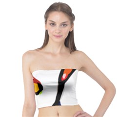 Abstract Art Sport Smash Tennis  Shirt Abstract Art Sport Smash Tennis  Shirt9 Tube Top by EnriqueJohnson