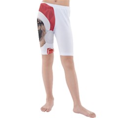 German Shepherd T- Shirt German Shepherd Merry Christmas T- Shirt (4) Kids  Mid Length Swim Shorts