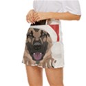 German Shepherd T- Shirt German Shepherd Merry Christmas T- Shirt (6) Mini Front Wrap Skirt View2