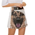 German Shepherd T- Shirt German Shepherd Merry Christmas T- Shirt (6) Mini Front Wrap Skirt View3