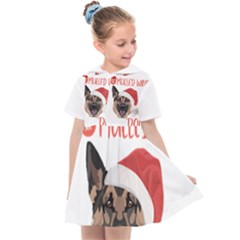 German Shepherd T- Shirt German Shepherd Mulled Wine Christmas T- Shirt Kids  Sailor Dress by ZUXUMI