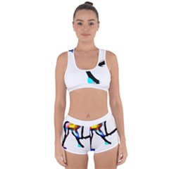 Abstract Art Sport Women Tennis  Shirt Abstract Art Sport Women Tennis  Shirt (4)14 Racerback Boyleg Bikini Set by EnriqueJohnson