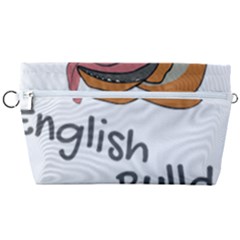 Bulldog T- Shirt Dog Face T- Shirt Handbag Organizer by JamesGoode