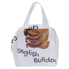 Bulldog T- Shirt Dog Face T- Shirt Boxy Hand Bag by JamesGoode