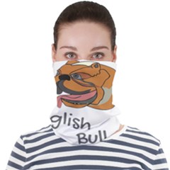 Bulldog T- Shirt Dog Face T- Shirt Face Seamless Bandana (adult) by JamesGoode