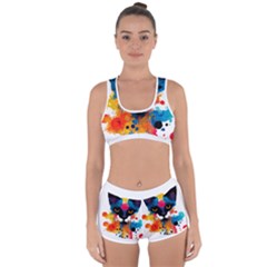 Abstract Cat  Shirt Abstract Cat  16 Racerback Boyleg Bikini Set by EnriqueJohnson