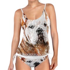 Bulldog T- Shirt English Bulldog Animal Wildlife Forest Nature Discovery Fauna T- Shirt Tankini Set by JamesGoode