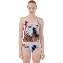 Bulldog T- Shirt English Bulldog Animal Wildlife Forest Nature Discovery Fauna T- Shirt Cut Out Top Tankini Set by JamesGoode