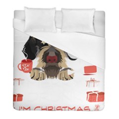 German Wirehaired Pointer T- Shirt German Wirehaired Pointer Merry Christmas T- Shirt (6) Duvet Cover (full/ Double Size) by ZUXUMI