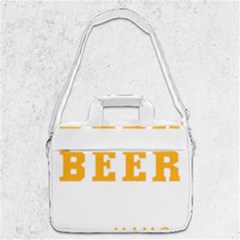 Bulldog T- Shirt I Just Want To Drink Beer And Hang With My Bulldog Dog T- Shirt Macbook Pro 13  Shoulder Laptop Bag  by JamesGoode