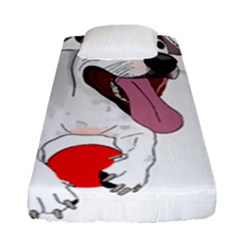 Bulldog T- Shirt Running Bulldog T- Shirt Fitted Sheet (single Size)