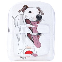 Bulldog T- Shirt Running Bulldog T- Shirt Full Print Backpack by JamesGoode