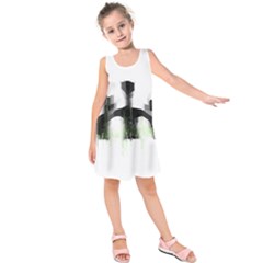 Ghost Hunting T- Shirt Ghost Hunting - Weekend Forecast Ghost Hunting With A Chance Of Cold Spots T- Kids  Sleeveless Dress by ZUXUMI