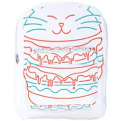 Burger T- Shirt Cat Burger T- Shirt Full Print Backpack