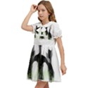 Ghost Hunting T- Shirt Ghost Hunting - Weekend Forecast Ghost Hunting With A Chance Of Cold Spots T- Kids  Bow Tie Puff Sleeve Dress View3