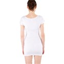 Ghost T- Shirt Watercolor Cute Ghost T- Shirt Short Sleeve Bodycon Dress View2