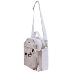 Ghost T- Shirt Watercolor Cute Ghost T- Shirt Crossbody Day Bag by ZUXUMI