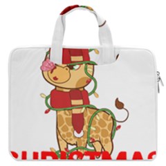 Giraffe T- Shirt Cute Giraffe T- Shirt Macbook Pro 13  Double Pocket Laptop Bag by ZUXUMI