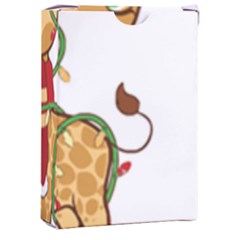 Giraffe T- Shirt Cute Giraffe T- Shirt Playing Cards Single Design (rectangle) With Custom Box by ZUXUMI