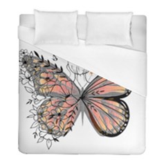 Butterflies T- Shirt Butterfly T- Shirt Duvet Cover (full/ Double Size) by JamesGoode