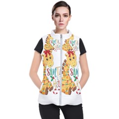 Giraffe T- Shirt Cute Giraffe T- Shirt Women s Puffer Vest