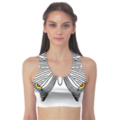 Butterfly Art T- Shirtbutterfly T- Shirt (1) Fitness Sports Bra by JamesGoode