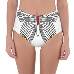 Butterfly Art T- Shirtbutterfly T- Shirt (1) Reversible High-waist Bikini Bottoms by JamesGoode