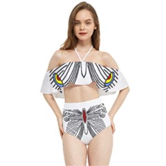 Butterfly Art T- Shirtbutterfly T- Shirt (1) Halter Flowy Bikini Set  by JamesGoode