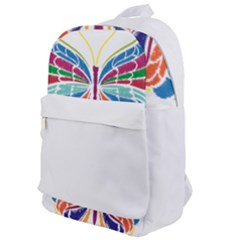 Butterfly Embroidery Effect T- Shirt Butterfly Embroidery Effect T- Shirt Classic Backpack by JamesGoode