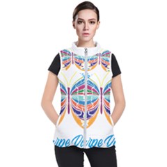 Butterfly Embroidery Effect T- Shirt Butterfly Embroidery Effect T- Shirt Women s Puffer Vest